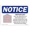 Signmission OSHA Notice Sign, 5" Height, Grain Bin Silo Safety Sign, 7" X 5", Landscape OS-NS-D-57-L-13160 - alternate 1